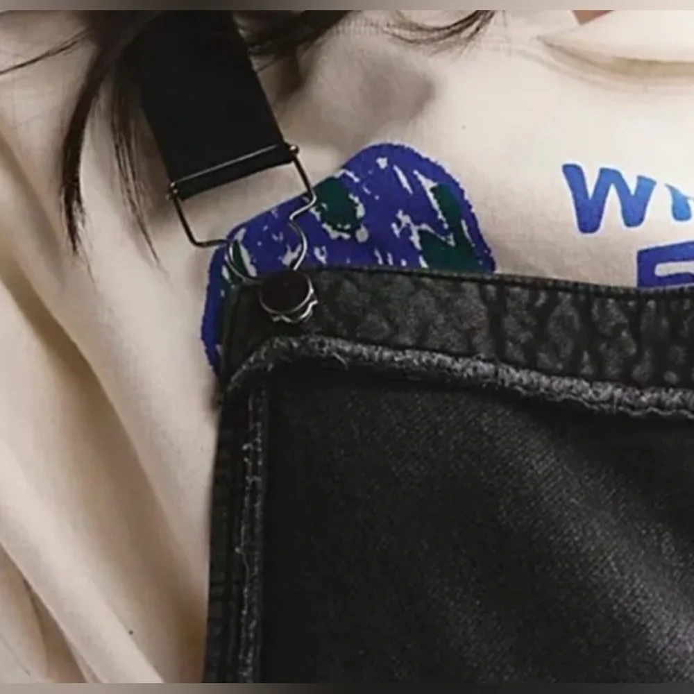 NWT Free People Movement M Making It Overalls in Heather Gray Combo New $168 - Picture 7 of 10